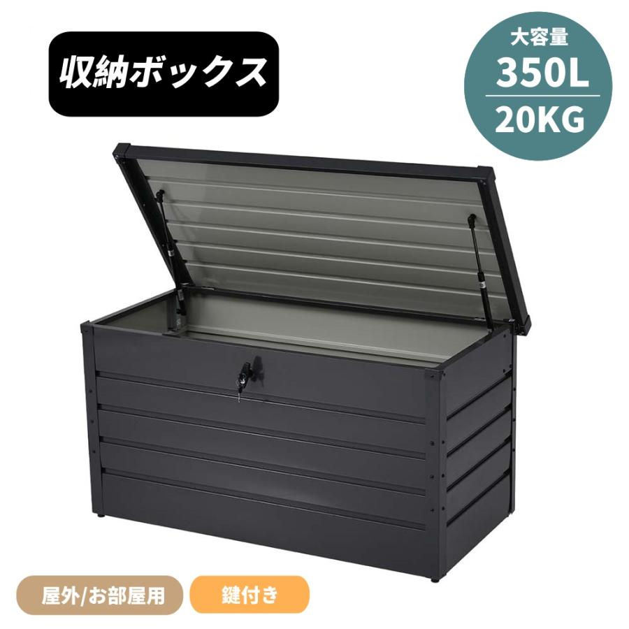 【幅広い用途に使えるマルチストッカー】 1.汚れがちなおもちゃやガーデニング用品もどんどん入れられる！2.プールやキャンプ、灯油のポリタンクなどシーズンオフアイテムを入れるのも【大容量でしっかり収納】