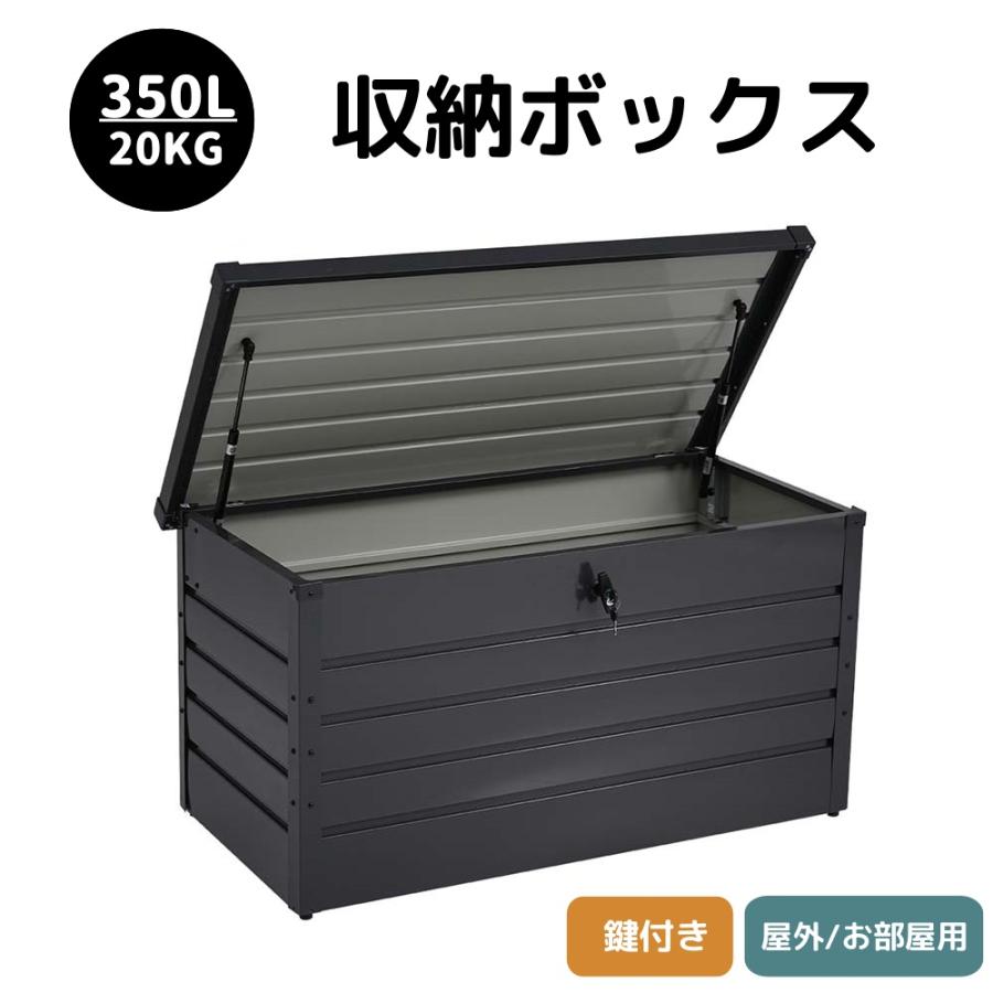 【幅広い用途に使えるマルチストッカー】 1.汚れがちなおもちゃやガーデニング用品もどんどん入れられる！2.プールやキャンプ、灯油のポリタンクなどシーズンオフアイテムを入れるのも【大容量でしっかり収納】