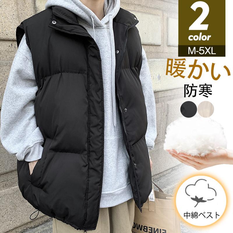 商品詳細:カラー:/ブラック/ベージュサイズ:/M/L/XL/2XL/3XL/4XL/5XL--■商品説明◎秋冬のスタイリングを広げる暖かなベストが新登場。◎とても軽いので動きやすく、またダウンなので