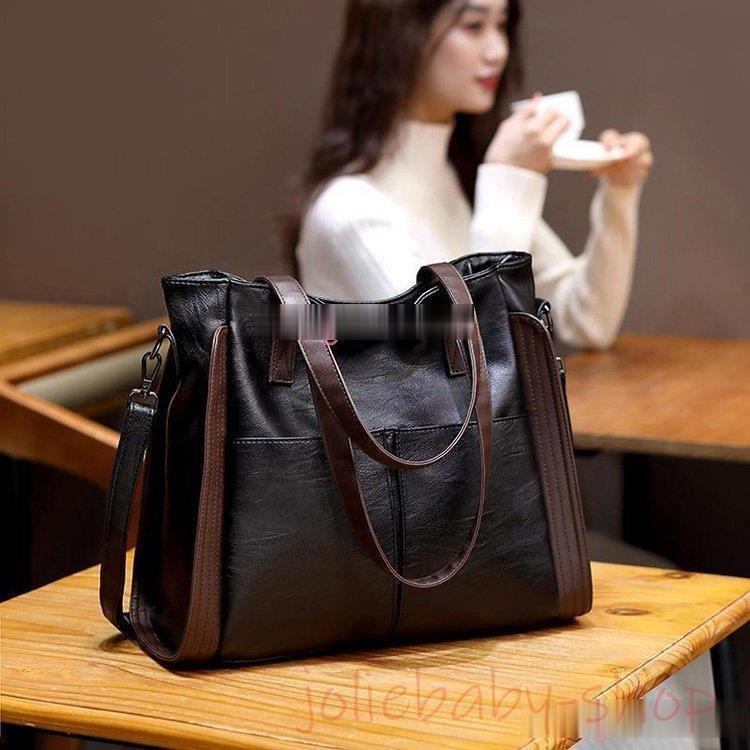 【生地】：pu/ポリエステル【カラー】：レッド、ブラック【重さ】：約430ｇ【商品説明】：■シンプルデザインでどのコーデに合わせやすく、どんなシーンにも使用可能■A4サイズの書類やPC、タブレットも楽